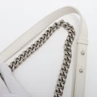 シャネル ボーイシャネル25 レザー チェーンショルダーバッグ V