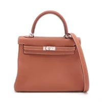 【ケリーデザインが主役級】HERMES Jackson マルチブラウン ケリー マルチポケット トゥーゴー ゴールド ブラウン