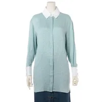 CHANEL◆長袖シャツ/36/シルク/BLU/総柄/P17253V09794 CHANEL（シャツ/ブラウス(長袖/七分)）のフリマアイテム一覧