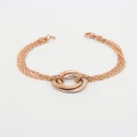 カルティエ トリニティ ブレスレット 750(YG×PG×WG) 9.0g A3461613