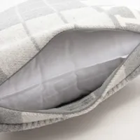 エルメス アヴァロン クッション ウール×カシミヤ グレー A3463604