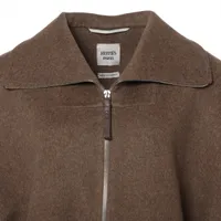 エルメス 22AW カシミヤ コート 38 レディース カーキ 27-7100