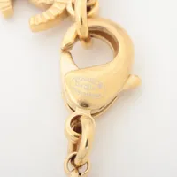 Chanel Coco Mark hearts A24P Necklace GP×Rhinestone Gold | eBay