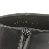 バレンシアガ レザー ショートブーツ 37.5 レディース ブラック