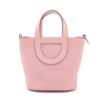 エルメス インザループ18 In-The-Loop ローズサクラ/S金具 エルメス ハンドバッグ インザループ 18 ローズサクラ/シルバー