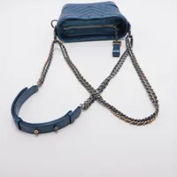 関税負担なし☆CHANEL ヴィンテージ ガブリエルショルダーバッグ シャネル ガブリエル ドゥ シャネル デニム×レザー チェーン