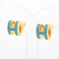 ◇エルメス◇GP/ポップアッシュ/H/ピアス/ブランド エルメス ミニポップアッシュH ピアス(両耳用) GP グレージュ