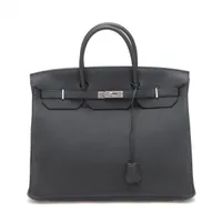 HERMES バーキン40 ブラック シルバー金具 エルメス バーキン40 トゴ ブラック シルバー金具 Y:2020年