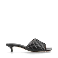 ボッテガ・ヴェネタ ブラック レザー ラナ ミュール ブラックラーナ ミュール| Bottega Veneta® 日本