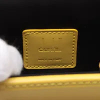 ダンヒル GTロックバッグ レザー ショルダーバッグ イエロー AY015238