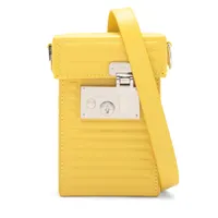 dunhill ロックバッグGT イエロー ダンヒル GTロックバッグ レザー ショルダーバッグ イエロー AY015238