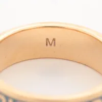 ディオール DIOR CODE ディオール コード リング M GP×ライン