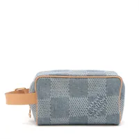 ルイヴィトン　ダミエ ヴィトン ダミエ デニム 3D ロッカー ドップキット N40753 RFID