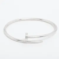 カルティエ ジュストアンクル ブレスレット 750(WG) 38.8g 20 AP103596