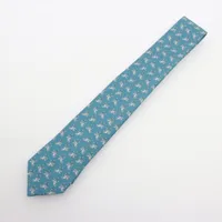 【カリグラフィ 美品】ベルルッティ ネクタイ 青系 総柄 シルク100% 高級 m33735070413_1.jpg?1728650741