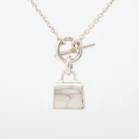 エルメス ケリー アミュレット ネックレス 925 12.3g シルバー