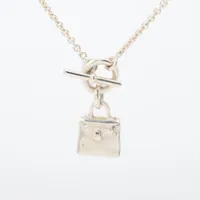 エルメス　ケリーアミュレットネックレス シルバー エルメス ケリー アミュレット ネックレス 925 12.3g シルバー