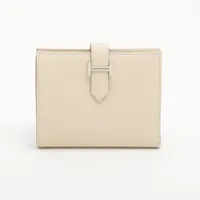 ★正規店購入 HERMES ベアン コンパクト ヴェールフィズ エルメス 二つ折り財布 財布 レディース ベアン コンパクト U
