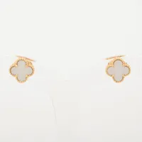 ヴァンクリーフ&アーペル スウィートアルハンブラ シェル ピアス 750