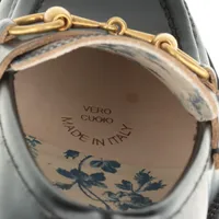 GUCCI ブラック ローファー 保存袋のみ・ 36 oldビンテージ GUCCI ブラック ローファー 36