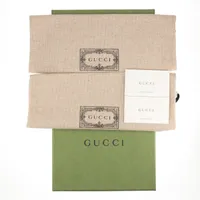 206☆美品☆ GUCCI 黒 ヒール ホースビット 保存袋 箱 23cm GUCCI - 良品 GUCCI グッチ ホースビット パンプス チャンキー