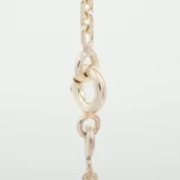 【美品】HERMES エクリプス エブリン パンチング ネックレス シルバー エルメス エクリプス エブリン ネックレス 925 8.4g シルバー