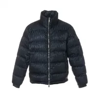 未使用級　ディオール　オブリーク　ダウンジャケット　ネイビー　2way Dior ディオール Oblique Down Jacket オブリークダウン
