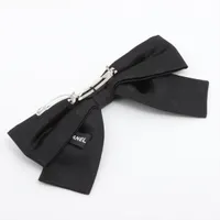 美品 CHANEL ココマーク リボンバレッタ 黒 シャネル CHANEL CHANEL バレッタ AA9854 B15898 ココマーク