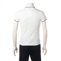 ディオール　コットンポロシャツ Polo Shirt White and Navy Blue Cotton Jersey | DIOR