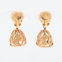 CHANEL シャネル激レア鳥かごイヤリング93A 美品希少ココマーク