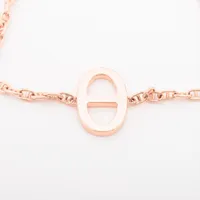 エルメス シェーヌダンクル コントゥール ダイヤ ブレスレット 750(PG