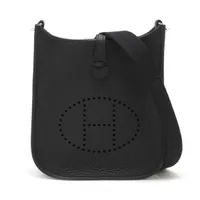 HERMES★エルメス エブリンTPM トリヨンクレマンス Aランク エルメス エブリン16 TPM トリヨンクレマンス ブラック シルバー