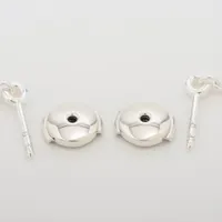 【高級感溢れる♪】 HERMES シェーヌダンクル ピアス シルバー HERMES - 値下げ！HERMES シェーヌダンクル シルバー ピアス