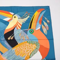 HERMÈS Jardin Créole スカーフ HERMES エルメス カレ90 JARDIN CREOLE クレオルの楽園 スカーフ