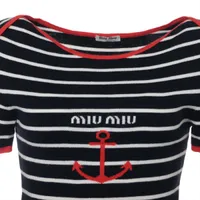 ☆美品☆ミュウミュウ コットン 半袖 Tシャツ 38サイズ Amazon.co.jp: [MIU MIU] ミュウミュウ 半袖 Tシャツ 並行輸入品