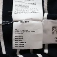 ミュウミュウ 21年 コットン Tシャツ 38 レディース ネイビー MML467