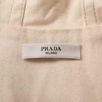 22AW PRADA プラダ トライングルロゴ デニム ベスト PRADA (プラダ) 22AW TRIANGLE LOGO DENIM VEST トライアングル
