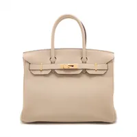 エルメス バーキン35 トワルGMxスイフト ブラック シルバー金具 X:2016