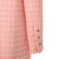 3㎝幅CHANELリボンブティック2m激レア❣️ シャネル 97C ウール×ナイロン ジャケット 42 レディース