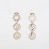 プラダ トライアングル ピアス(両耳用) 925 5.0g ブラック