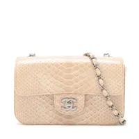 シャネル CHANEL マトラッセチェーンバッグ パイソン シャネル パイソン ショルダーバッグ シャネル パイソン ブラック