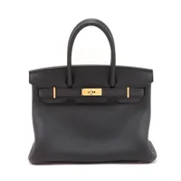 エルメス バーキン30 トゴ ブラック ゴールド金具 B:2023年