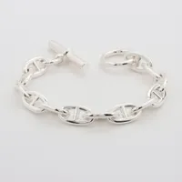 エルメス シェーヌダンクルGM ブレスレット 13コマ 925 72.9g