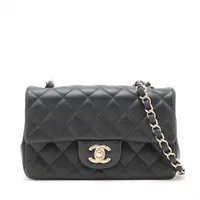 myts49er CHANEL シャネルチャーム 20点 トップハンドル フラップ バッグ、シャイニー ラムスキン