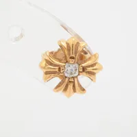 クロムハーツ スタッド CHプラス ピアス(片耳用) 22K×14K 1.0g