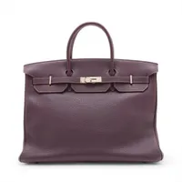 エルメス バーキン40 トゴ レザン シルバー金具 □M:2009年