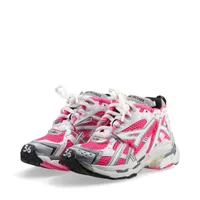 バレンシアガ ランナー フェイクレザー×メッシュ スニーカー