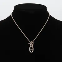 エルメス シェーヌダンクル アミュレット ネックレス 925 9.9g
