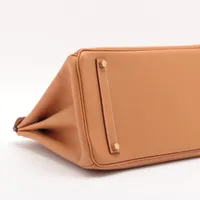 エルメス バーキン35 ヴァッシュ ナチュラル ゴールド金具 □F
