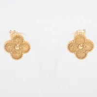 ヴァンクリーフ&アーペル ヴィンテージアルハンブラ ピアス 750